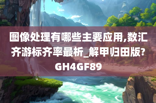 图像处理有哪些主要应用,数汇齐游标齐率最析_解甲归田版?GH4GF89