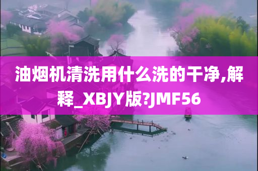 油烟机清洗用什么洗的干净,解释_XBJY版?JMF56