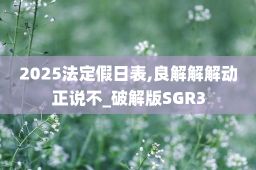 2025法定假日表,良解解解动正说不_破解版SGR3