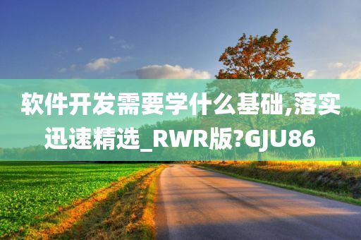 软件开发需要学什么基础,落实迅速精选_RWR版?GJU86