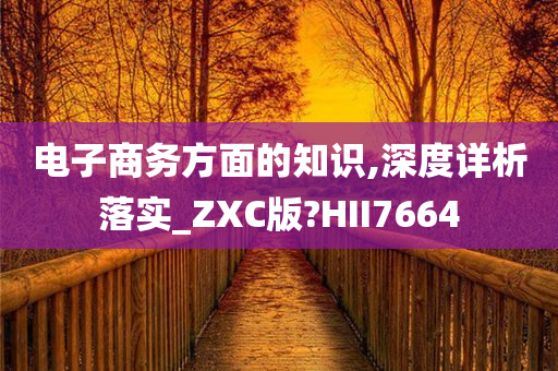 电子商务方面的知识,深度详析落实_ZXC版?HII7664