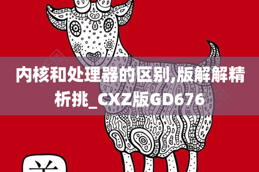 内核和处理器的区别,版解解精析挑_CXZ版GD676