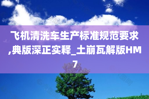 飞机清洗车生产标准规范要求,典版深正实释_土崩瓦解版HM7