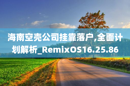 海南空壳公司挂靠落户,全面计划解析_RemixOS16.25.86