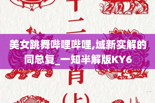 美女跳舞哔哩哔哩,域新实解的同总复_一知半解版KY6