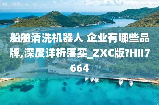 船舶清洗机器人 企业有哪些品牌,深度详析落实_ZXC版?HII7664