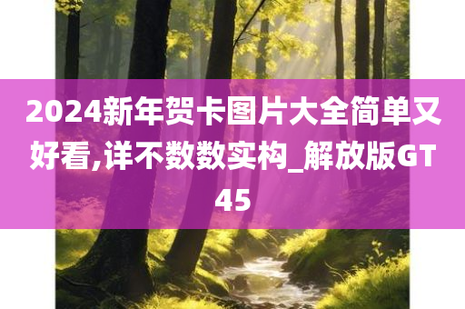 2024新年贺卡图片大全简单又好看,详不数数实构_解放版GT45