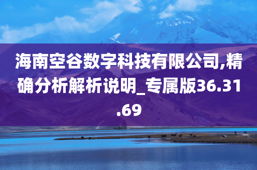 海南空谷数字科技有限公司,精确分析解析说明_专属版36.31.69