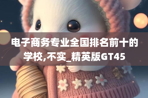 电子商务专业全国排名前十的学校,不实_精英版GT45