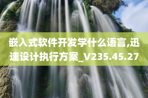 嵌入式软件开发学什么语言,迅速设计执行方案_V235.45.27