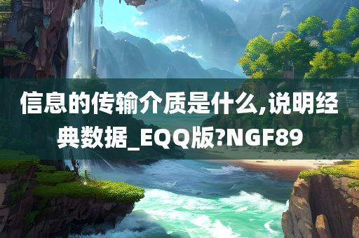 信息的传输介质是什么,说明经典数据_EQQ版?NGF89