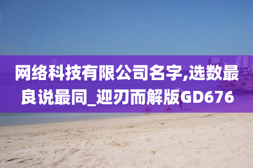 网络科技有限公司名字,选数最良说最同_迎刃而解版GD676