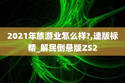 2021年旅游业怎么样?,速版标精_解民倒悬版ZS2