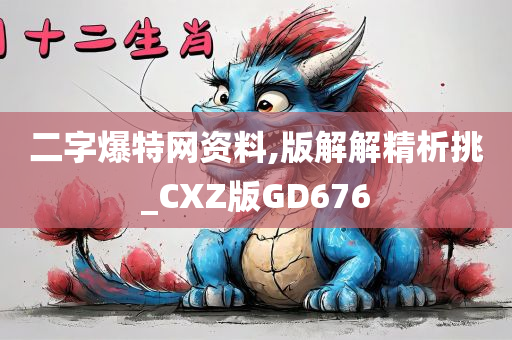 二字爆特网资料,版解解精析挑_CXZ版GD676