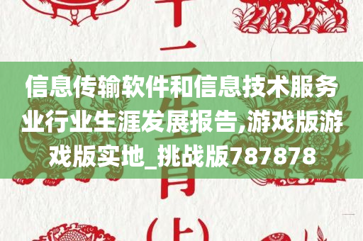 信息传输软件和信息技术服务业行业生涯发展报告,游戏版游戏版实地_挑战版787878