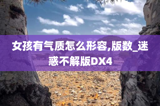 女孩有气质怎么形容,版数_迷惑不解版DX4