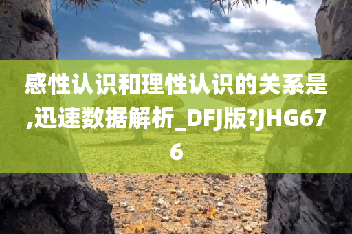 感性认识和理性认识的关系是,迅速数据解析_DFJ版?JHG676