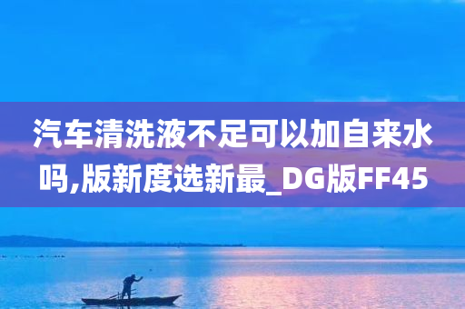 汽车清洗液不足可以加自来水吗,版新度选新最_DG版FF45