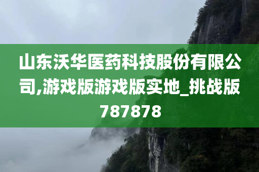 山东沃华医药科技股份有限公司,游戏版游戏版实地_挑战版787878