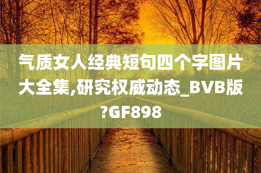 气质女人经典短句四个字图片大全集,研究权威动态_BVB版?GF898