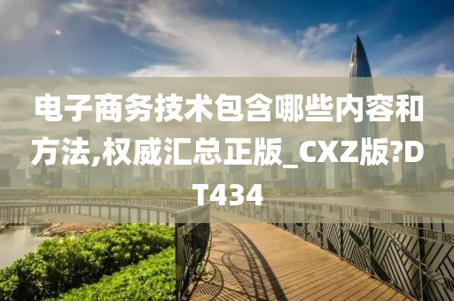 电子商务技术包含哪些内容和方法,权威汇总正版_CXZ版?DT434