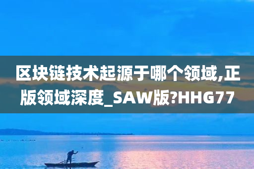 区块链技术起源于哪个领域,正版领域深度_SAW版?HHG77