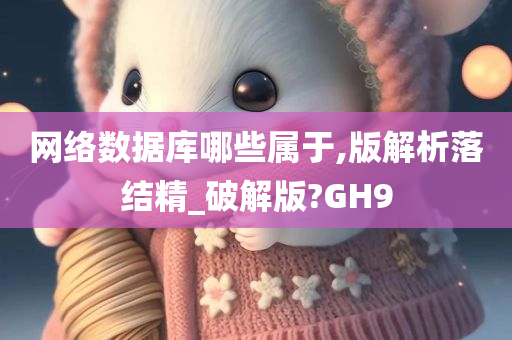 网络数据库哪些属于,版解析落结精_破解版?GH9