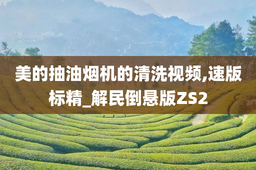 美的抽油烟机的清洗视频,速版标精_解民倒悬版ZS2