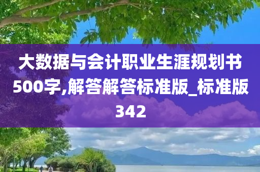 大数据与会计职业生涯规划书500字,解答解答标准版_标准版342