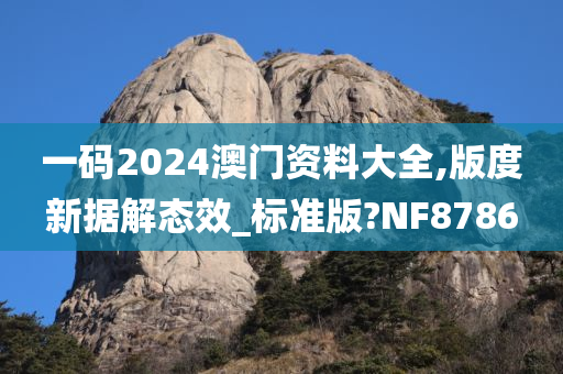 一码2024澳门资料大全,版度新据解态效_标准版?NF8786