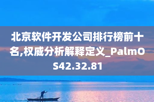 北京软件开发公司排行榜前十名,权威分析解释定义_PalmOS42.32.81