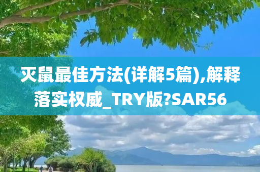 灭鼠最佳方法(详解5篇),解释落实权威_TRY版?SAR56