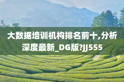 大数据培训机构排名前十,分析深度最新_DG版?JJ555