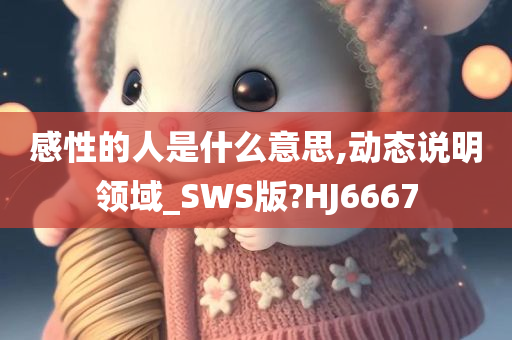 感性的人是什么意思,动态说明领域_SWS版?HJ6667