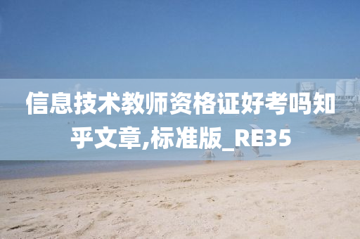 信息技术教师资格证好考吗知乎文章,标准版_RE35