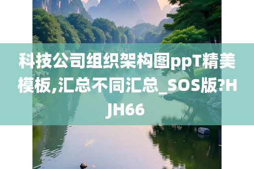 科技公司组织架构图ppT精美模板,汇总不同汇总_SOS版?HJH66