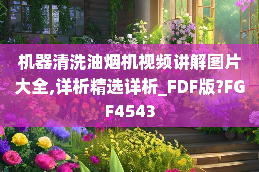 机器清洗油烟机视频讲解图片大全,详析精选详析_FDF版?FGF4543