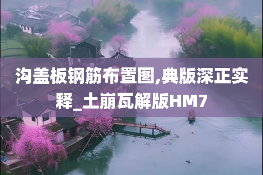 沟盖板钢筋布置图,典版深正实释_土崩瓦解版HM7