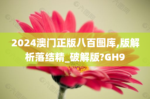 2024澳门正版八百图库,版解析落结精_破解版?GH9