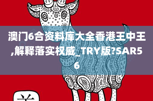 澳门6合资料库大全香港王中王,解释落实权威_TRY版?SAR56