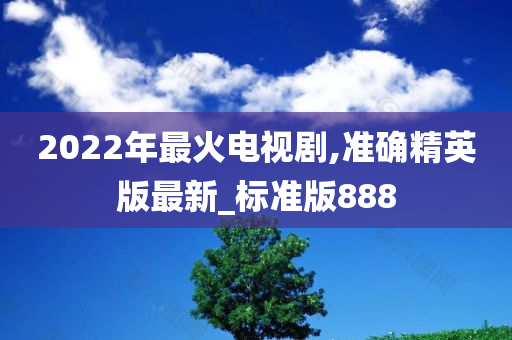 2022年最火电视剧,准确精英版最新_标准版888