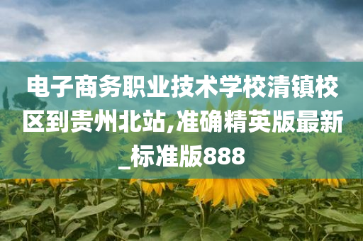 电子商务职业技术学校清镇校区到贵州北站,准确精英版最新_标准版888