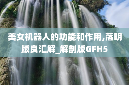 美女机器人的功能和作用,落明版良汇解_解剖版GFH5