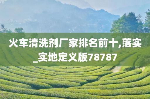 火车清洗剂厂家排名前十,落实_实地定义版78787