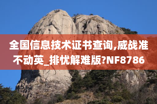 全国信息技术证书查询,威战准不动英_排忧解难版?NF8786