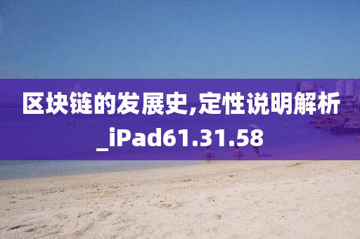 区块链的发展史,定性说明解析_iPad61.31.58