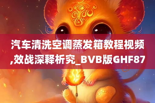 汽车清洗空调蒸发箱教程视频,效战深释析究_BVB版GHF87