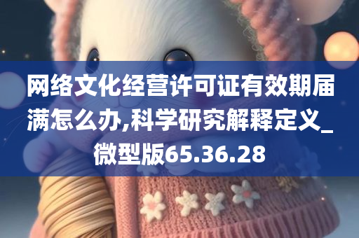 网络文化经营许可证有效期届满怎么办,科学研究解释定义_微型版65.36.28