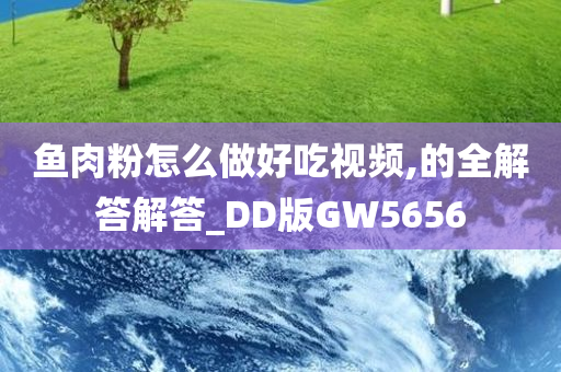 鱼肉粉怎么做好吃视频,的全解答解答_DD版GW5656