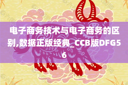 电子商务技术与电子商务的区别,数据正版经典_CCB版DFG56